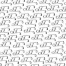 Lot de 100 breloques décoratives en forme de note-Argent antique
