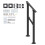 Rampe per Scale Esterne - DUOKU - FG-12 - Acciaio al Carbonio - Nero - 1 a 2 Scale 1
