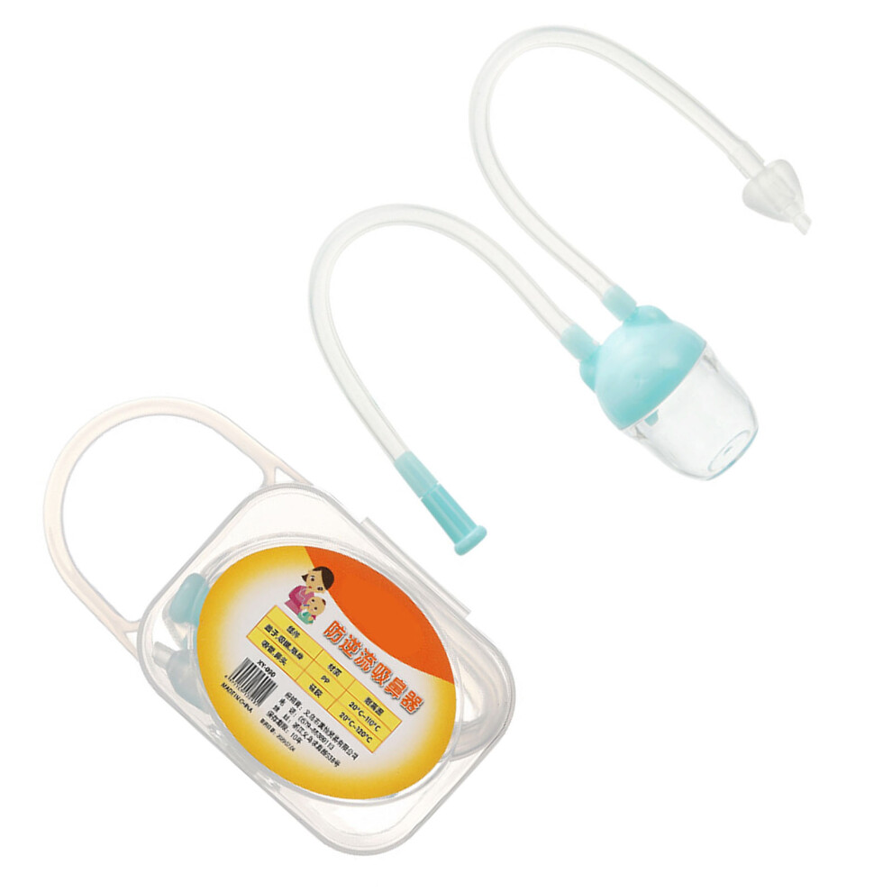 Blue Portable Infant Nasal Aspirator With Reliable Suction & Safe Design