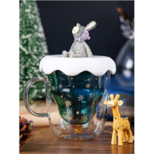 Conjunto de café multifuncional para casa e escritório. Design exclusivo com parede dupla de vidro que mantém as bebidas quentes sem
