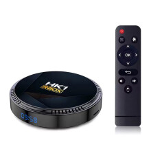 Media Player 4K HK1 RBOX-H8 WIFI6 Android 12 4 Go/64 Go Noir