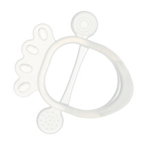 Baby Silicone Beißhandschuhe Beißspielzeug für gesundes Zahnwachstum, Transparent