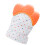 Safe Silicone Baby Teething Gloves Stimulating Teether Glove Orange 12