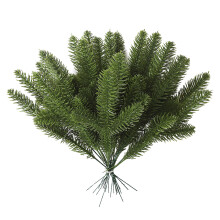 Engaging Parties Wedding Reception Center Decor, 50Pcs Realistic Artificial Pine Branches For Indoor Outdoor Scenes, Long Lasting Evergreen Perfect Fo