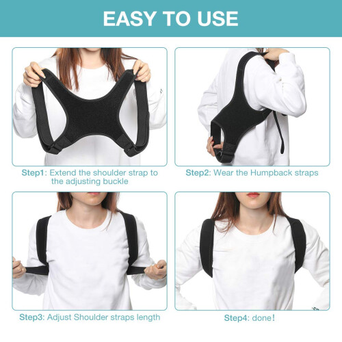 Διορθωτής στάσης Good Posture Habits για άνδρες και γυναίκες, εργονομική υποστήριξη 2