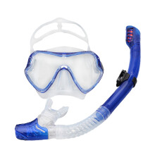 Kit de plongée haute performance avec tuba en silicone de qualité alimentaire, construction non toxique de qualité alimentaire, masque panoramique