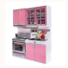 Kitchen Toy Set Children's Kitchen Pretend To Play Cooking Set Cupboard Stove Girl's Toy
