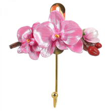 Europäischer Blumen-Verandahaken aus Kunstharz, 1 Stück