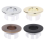 Bathroom Supplies Sink Overflow Ring Copper Plastic 4Pcs Basin Overflow Covers 1