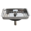 Square Stainless Steel Kitchen Sink Strainer 85mm AntiClogging Drain Filter Universal Fit 1