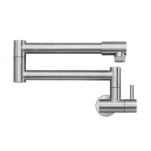 Space Saving Wall Inserted Water Tap 360 Rotate Retractable Sprays Corrosion Resistant Foldable Faucet for Household MulticolorDrawing color dual m