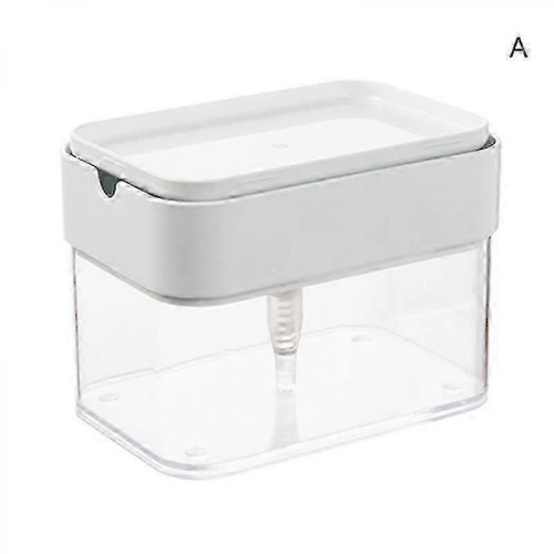 A2025 Detergent Push Type Soap Automatic Liquid Dispenser Convenience Press Sponge Soap Dispenser For Kitchen New