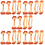 Simulation Chicken Bone Model 20 Pcs Assorted Color Artificial Kitchen Decoration Play Toy Lifelike Shape Prop 4