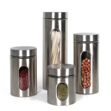 Fashion Storage Tank Stainless Steel Storage Tank for Kitchen Use 950Ml