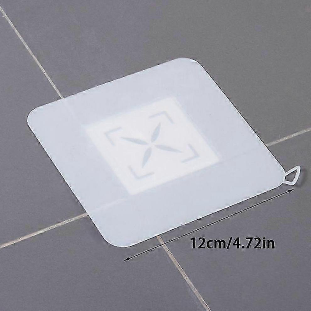 Whitea2025 Kitchen Bathroom Silicone Floor Drain Cover Sewer Anti-Odor Mat Stopper Deodorant Mat 8303037228662