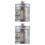 Retro Storage Jar Iron Canister for Storage Use 2Pcs Kitchen Organizer 3