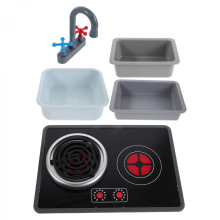 Set da cucina per bambini, 6 pezzi, finti elettrodomestici da cucina per bambini