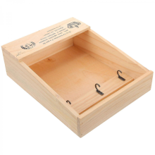 Wooden Key Storage Box for Wall Mounted Use with Wood Material
