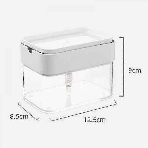 B2025 Detergent Push Type Soap Automatic Liquid Dispenser Convenience Press Sponge Soap Dispenser For Kitchen New 2