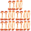 Simulation Chicken Bone Model 20 Pcs Assorted Color Artificial Kitchen Decoration Play Toy Lifelike Shape Prop 5