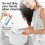 Blue White5pcs Kitchen Diffusion Type Scrub Brush for Cleaning Dishes Pots Pan Sink and Bathroom with Comfortable Long Handle 2
