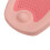 Foldable Pink Ergonomic Baby Bath Support with Heart Pattern, Plastic 12