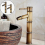 2025 Sturdy Bamboo Design Single Handle Bathroom Sink Faucet for Kitchen 4