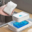 B2025 Detergent Push Type Soap Automatic Liquid Dispenser Convenience Press Sponge Soap Dispenser For Kitchen New 4
