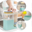 Distributeur de savon liquide multifonctionnel en PP pour la maison 3