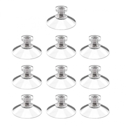 Crochets de suspension à ventouse transparents (lot de 10) 1