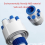 Kitchen Sink ThreeinOne Drain Pipe with Odor Blocking Seal and Food Residue Strainer 4
