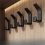 Adhesive Wall Hooks 5pcs Strong No Drill Hold for Bathroom Kitchen Clothes Towels Black 2