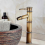 2025 Sturdy Bamboo Design Single Handle Bathroom Sink Faucet for Kitchen 3
