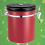 Roter Edelstahl-Kaffeebohnenbehälter, luftdicht, 500 ml 4