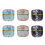 Tea Sealed Can Small Iron Storage Pot for Kitchen Use 6Pcs Pieces 4