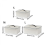 25-26 Refrigerator Storage Box Space Saving Fridge Organizer Vegetable Fruit Container with Drain Basket Kitchen Organizer7L 3