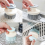 Dish Brush Kitchen Cleaning Brush for Cleaning 4Pcs Plastic Assorted Color 2