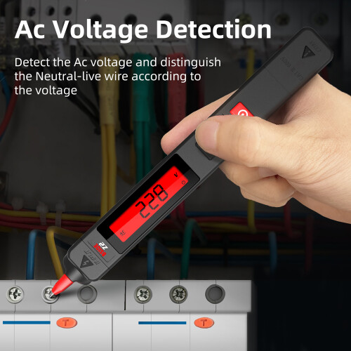 Digital AC Voltage Tester Leakage Detector 0-300V with Backlight 1