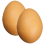 Fake Chicken Eggs Artificial Eggs for Kids Playing 2Pcs Small Golden PVC Model 5