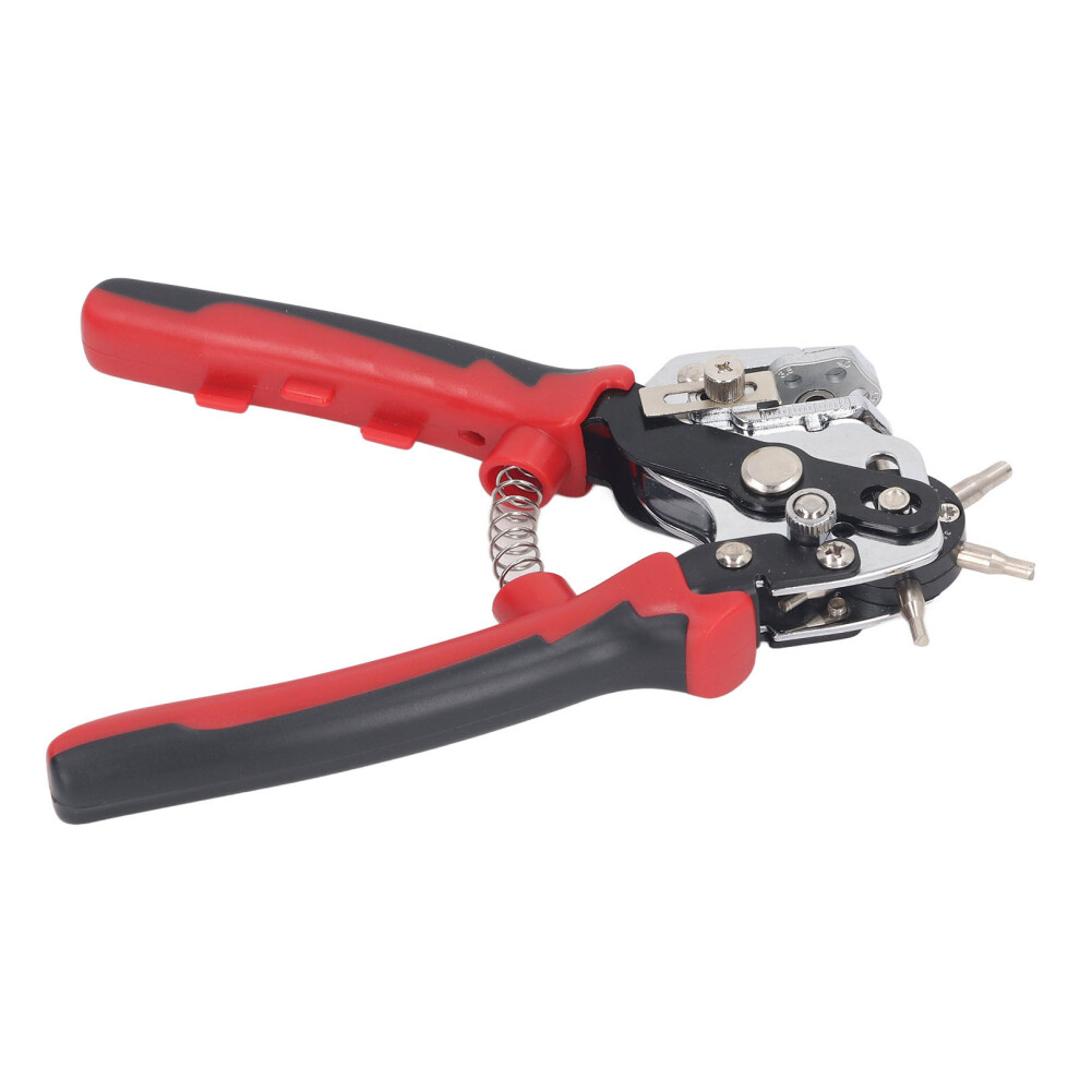 Leather Hole Punch 6 Holes, Adjustable 3Â17Mm, Rotating V Knife Edge 4671369181233