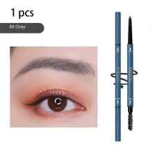 (A Grey) Small Triangle Eyebrow Pencil Waterproof And Anti-sweat Students Long-lasting Not Easy To Decolorize Double-headed Very Fine