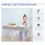 Homcom HOMCOM kids Table and Chair Set 2 in 1 Activity Play Table for Bricks w/Storage 6