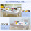 Homcom HOMCOM kids Table and Chair Set 2 in 1 Activity Play Table for Bricks w/Storage 4