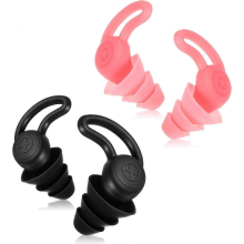 4 Pcs Kid Ear Plugs Kids Noise Cancelling Ear Plugs Kids Loop Earplugs for Sleep Concert Swimming Kid and Adults (2 Colors)