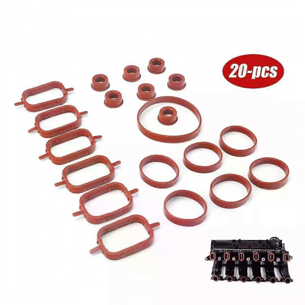 Intake Inlet Manifold Gaskets Set For Bmw M47 M57 E46 E53 E60 E63 E65 E87 E90 E91 Automobiles Engine Parts 5008878102494