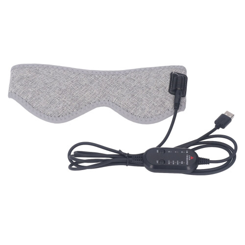 Portable Heated Eye Cover with Adjustable Settings for Puffiness and Stress