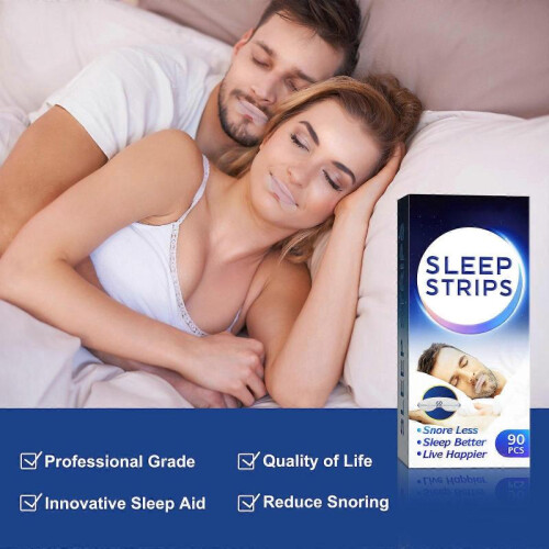 90pcs Sleep Strips Mouth Tape for Sleeping Less Mouth Breathing 1