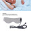 Portable Heated Eye Cover with Adjustable Settings for Puffiness and Stress 4