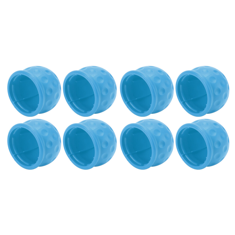 8Pcs 50Mm Trailer Hitch Ball Covers For Rv Truck Caravan Blue 8281369182664