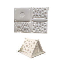 Moule en Silicone Flexible en forme de maison Miniature, moule
